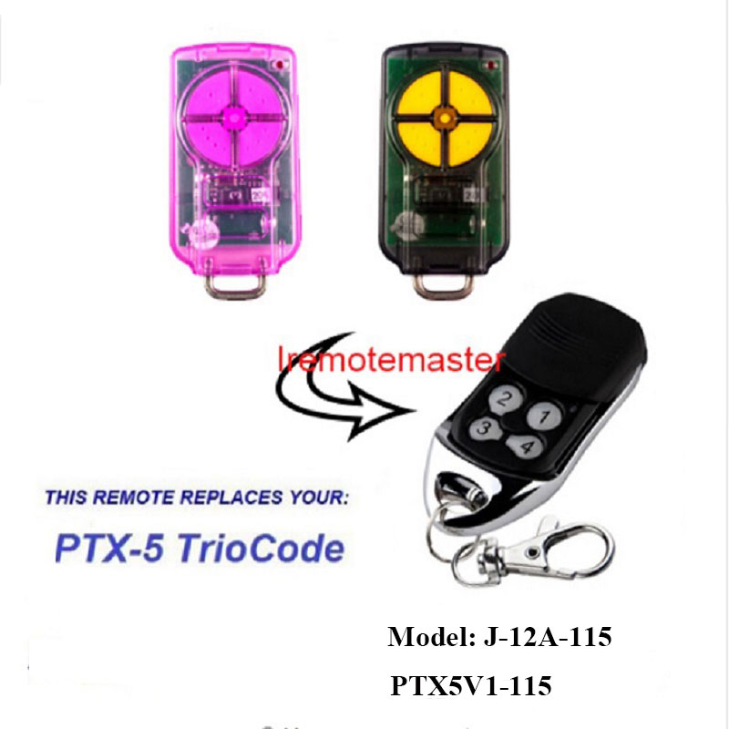 Per PTX5 V1 TrioCode Gate Sostituzione porta remota 433,92 MHz Rolling Code