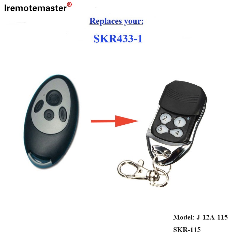 Per telecomando per sostituzione porta garage SKR433-3 rolling code 433,92 mhz